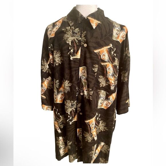 COPY - Puritan Hawaiian shirt tropical Sport Beer drink Resort Beach men’s L - Picture 2 of 8